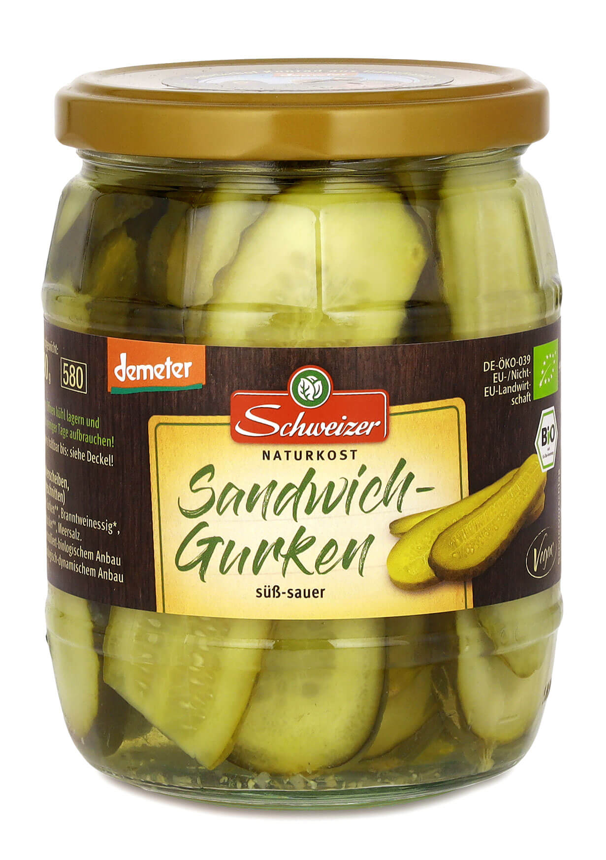 Demeter Sandwichgurken 580 ml